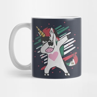 Dabbing unicorn Mexico Mug